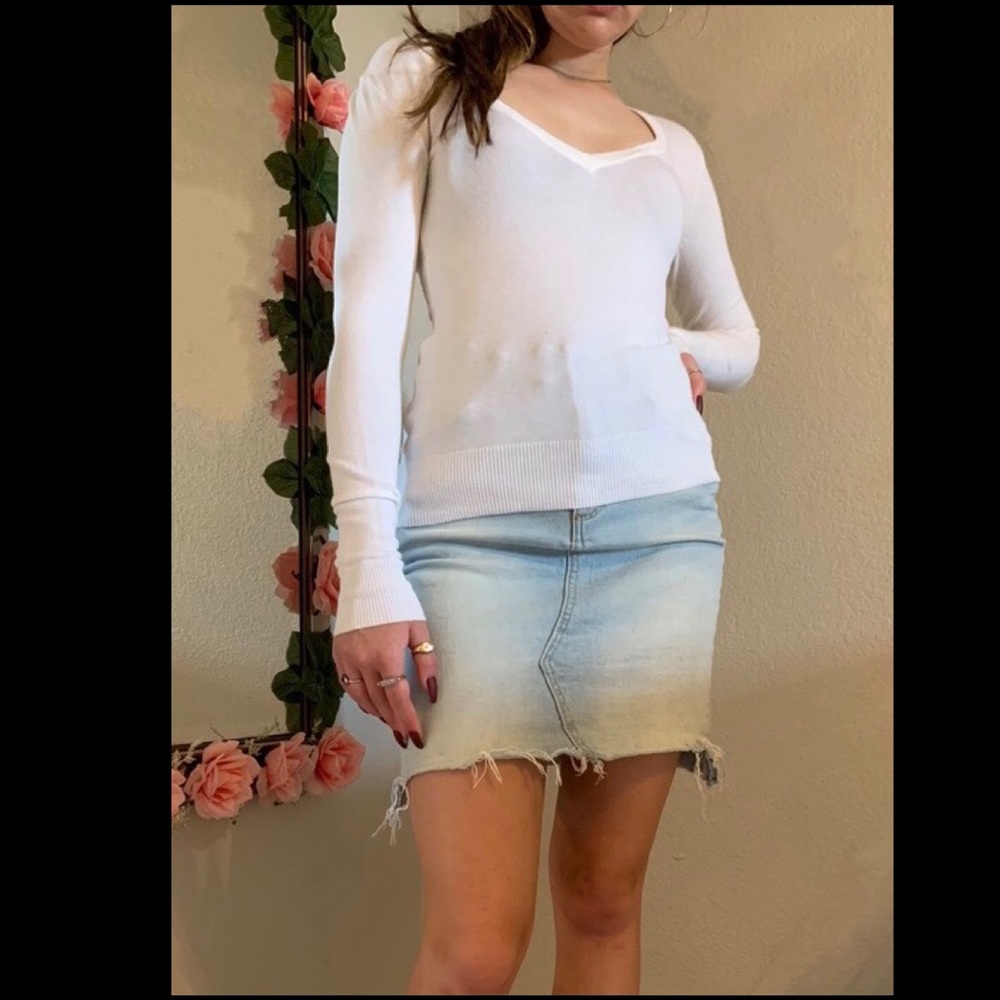 BP White Sweater